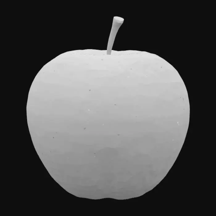 3D model for big red apple