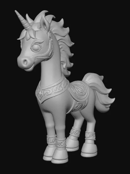 3D model for Flameheart Unicorn Fire horse 2026