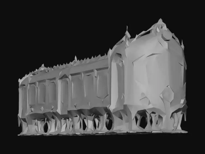 3D model for Gilded Marble Carriage