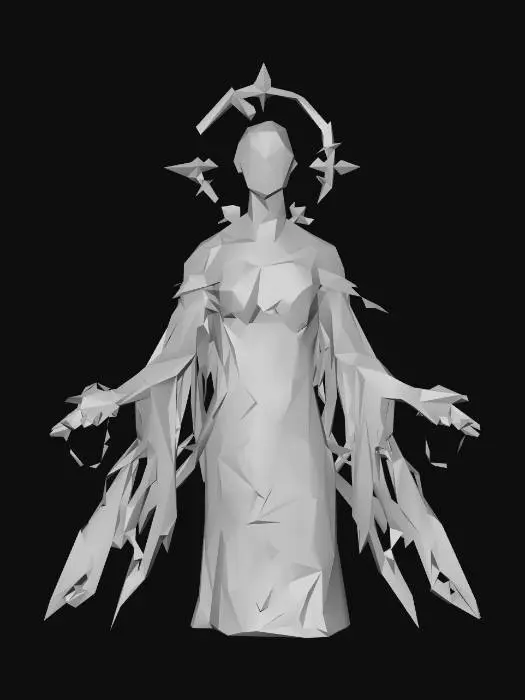 3D model for Shattered Halo