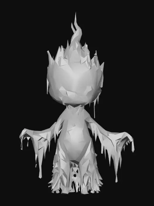 3D model for Flame Crowned Sapling