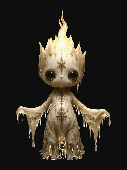 3D model for Flame Crowned Sapling