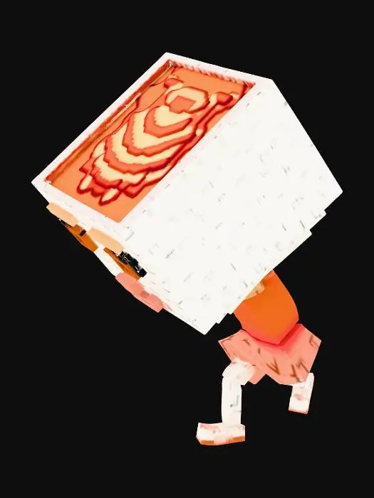 3D model for Cuphead Character Art