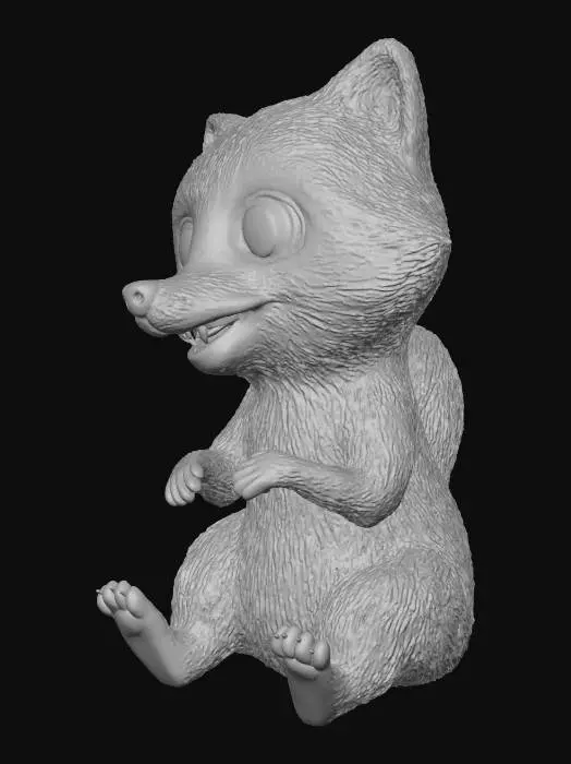 3D model for Waschbär Jenny