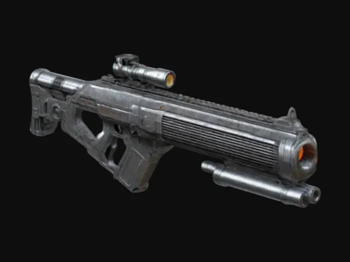 3D model for  gun schematic image, without background.
HI-TECH massive ray condenser cannon rifle  superior-aggressive brutal mechanism. y2k techno black-metal form spiritual dark magic y2k style dungeon illuminati. Highly detailed, otherworldly design, blending mysticism and futuristic aesthetics.