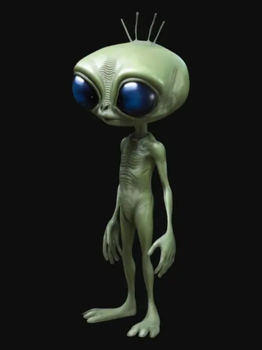 3D model for alien from cinema 60's 
