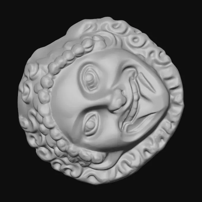 3D model for Smiling Sun Disk