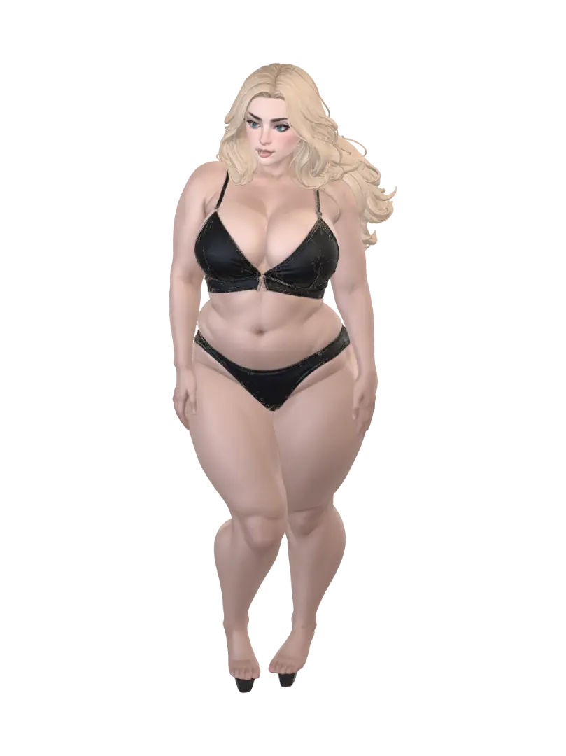 Golden Hour Confidence - Goldenhour 3D model, vytvořený pomocí AI