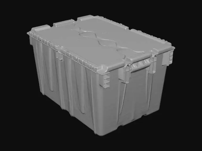 3D model for Blue Storage Bin