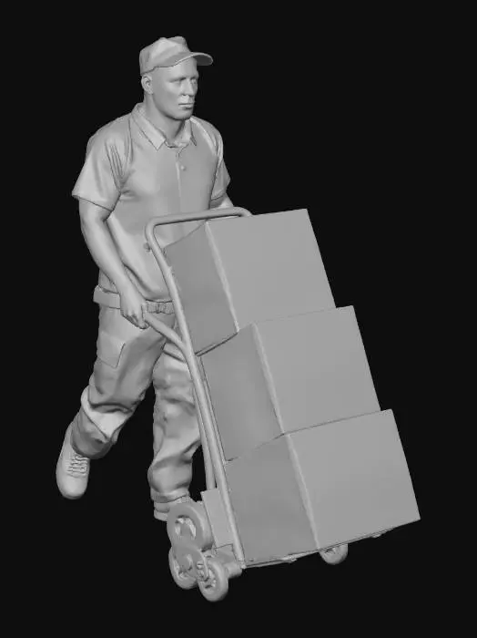 3D model for Delivery in Motion