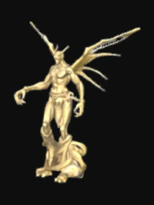 3D model for Haz un golem de aire que sea un trabajador y construya armas