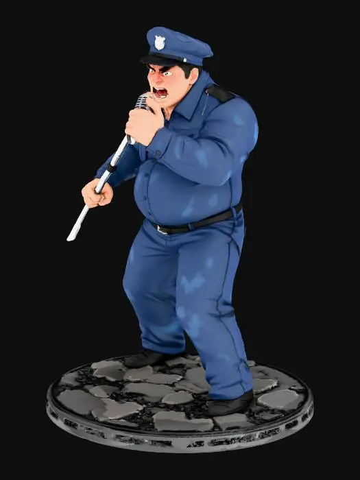 3D model for Officer's Karaoke Night
