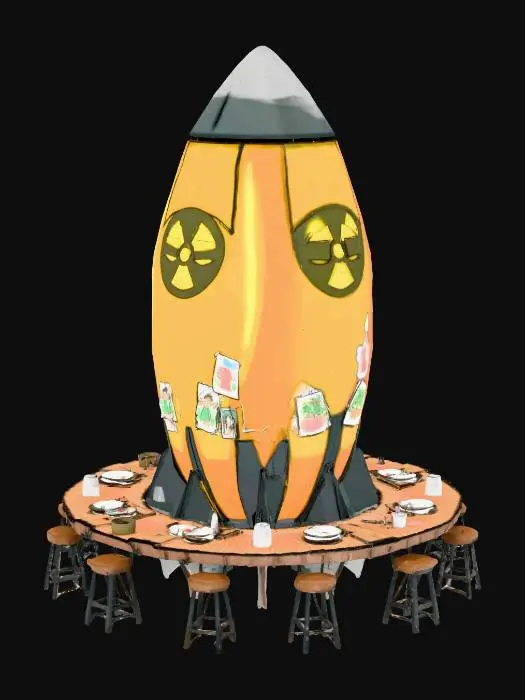 3D model for Nuclear Family Dinner