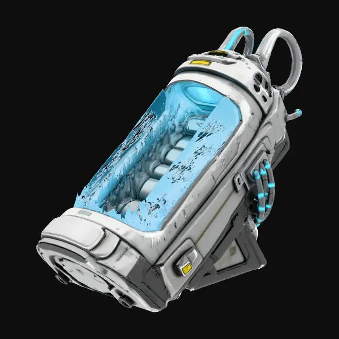 3D model for Cryogenic Pod in Abandoned Facility