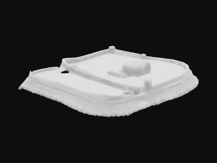 3D model for Medieval Fortress Plan