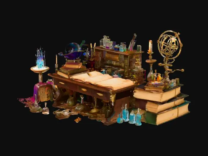 3D model for Alchemy Study Desk