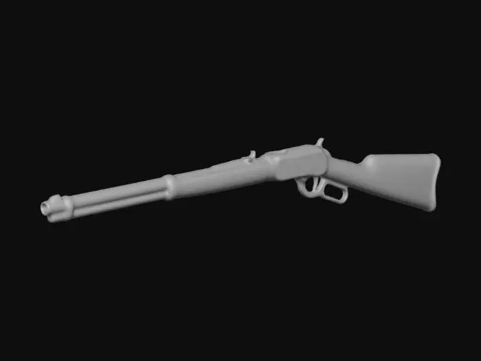 3D model for Lever-Action Rifle