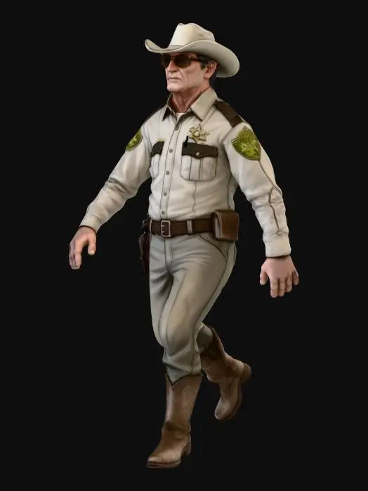 3D model for Sheriff in the West