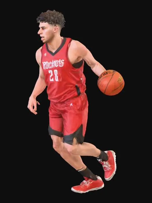 3D model for Basketball Player in Action