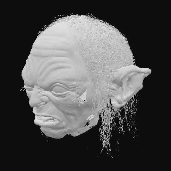 3D model for Gollum Portrait