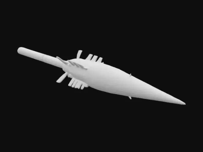 3D model for RPG-7 Projectile