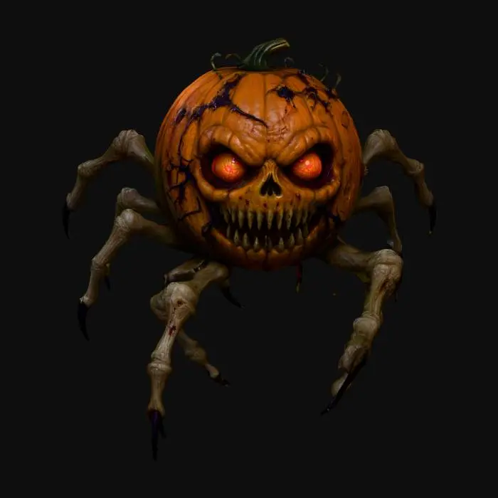 3D model for #Halloween2025#,Pumpkin Terror