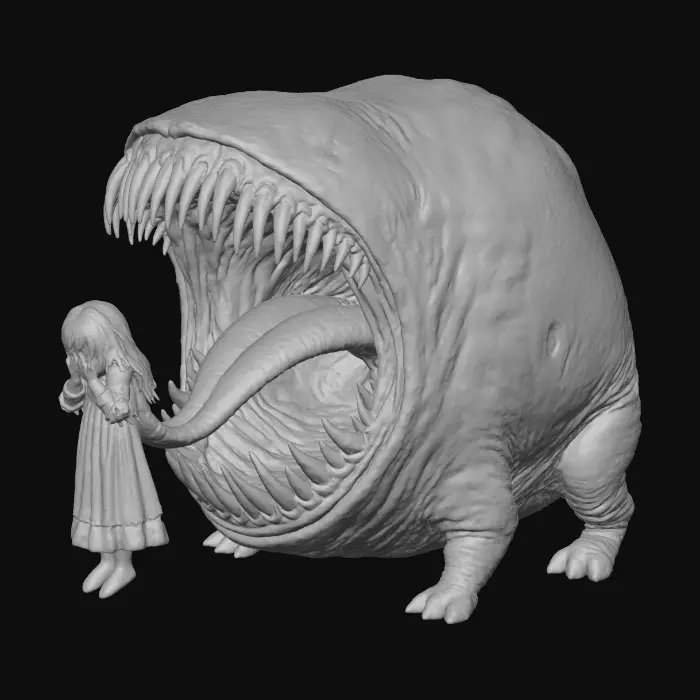 3D model for Silent Dread, #Halloween2025#