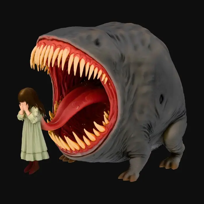 3D model for Silent Dread, #Halloween2025#