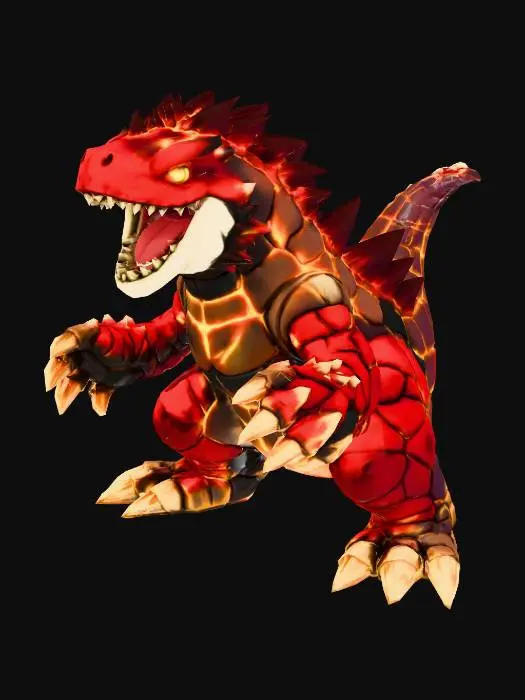 3D model for Lava Rex
