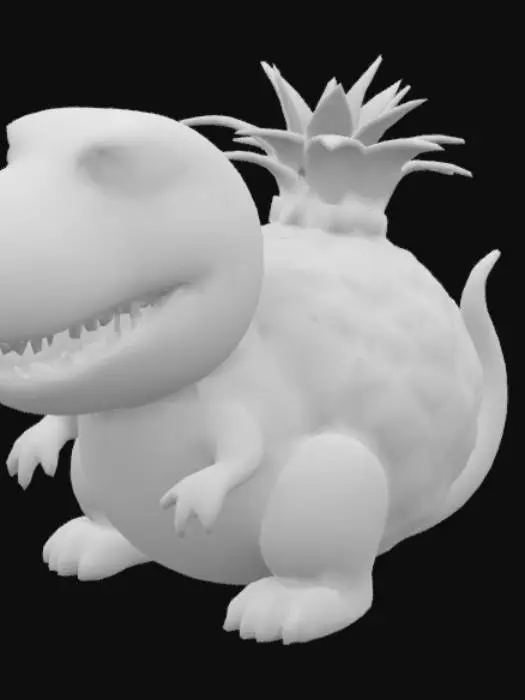 3D model for Barney-Pineapple Fusion
