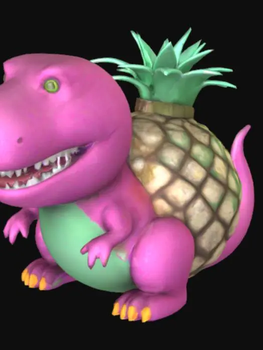 3D model for Barney-Pineapple Fusion