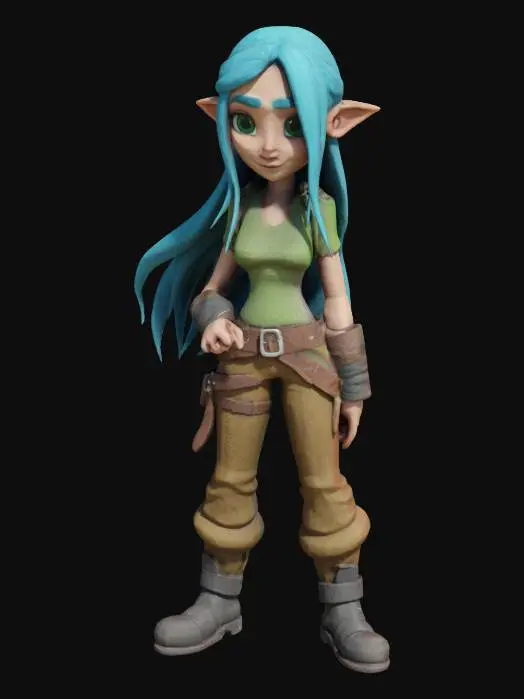 3D model for Adventurous Elf Explorer