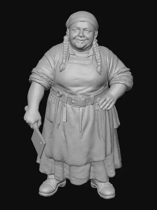3D model for Butcher's Confidence