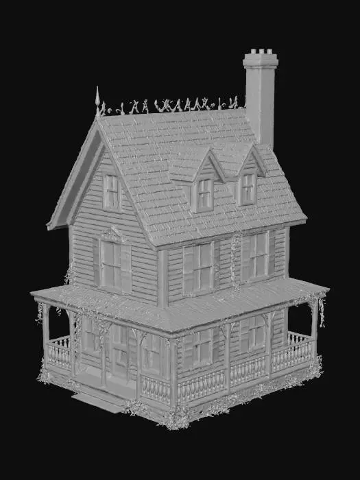 3D model for Haunted Residence