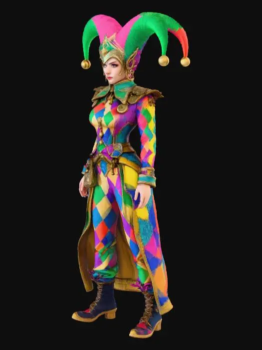 3D model for Harlequin Elegance