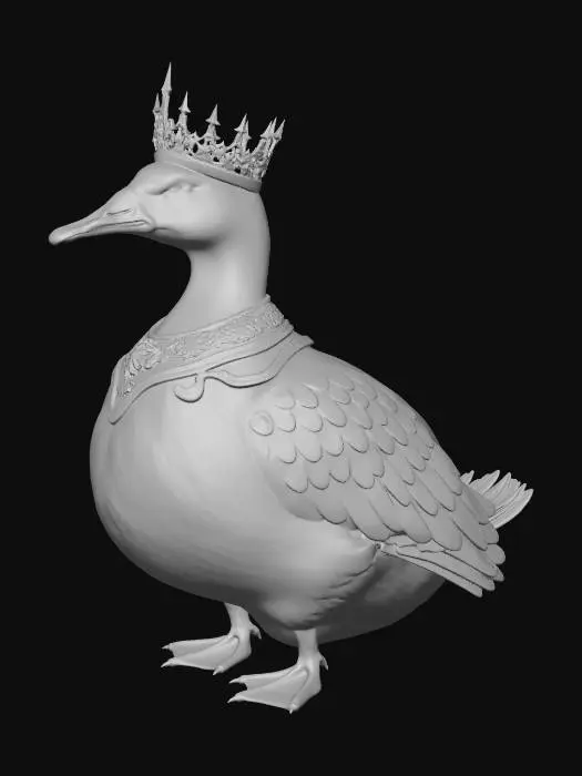 3D model for Crowned Monarch of the Marsh, #EasterEgg2026#