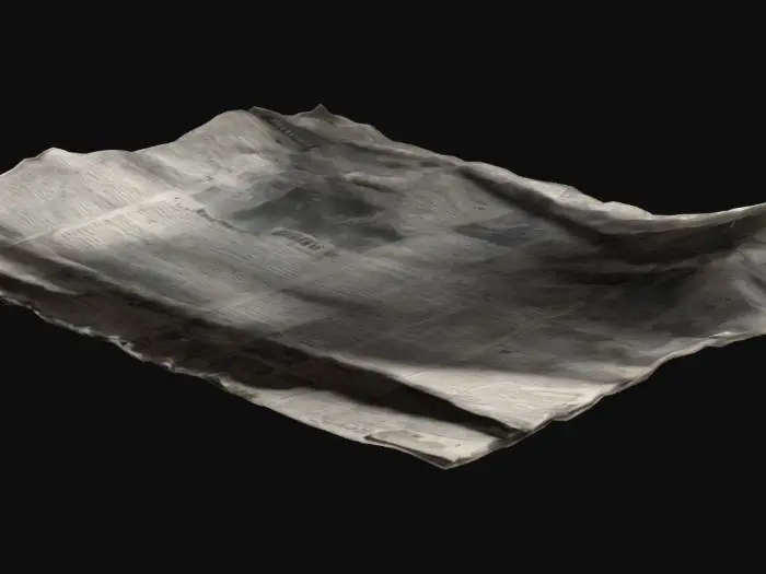 3D model for Highly Detailed, Dusty and ripped news paper, Battlefield 3 graphics, Battlefield 3 design, Battlefield 3 Game Design, Game Assets, Ultra Realistic