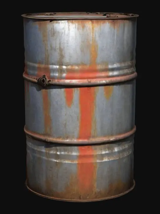 3D model for an old fuel drum