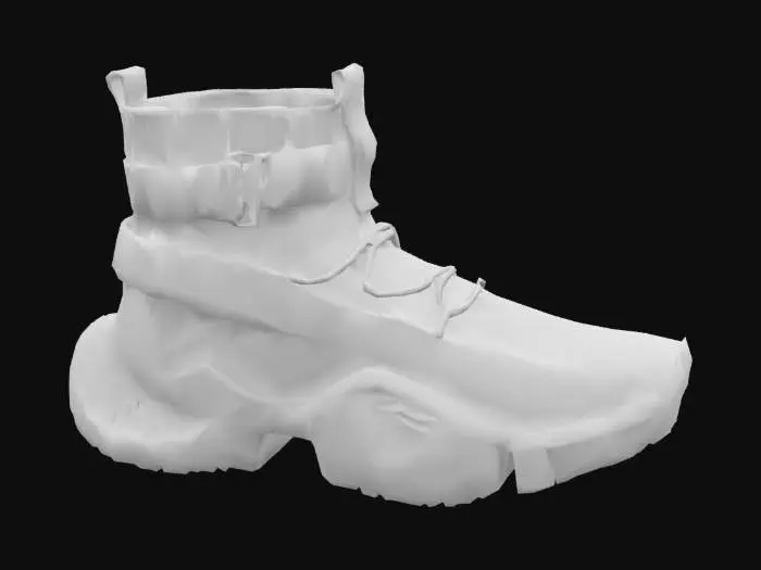 3D model for High-Top Sneaker Design