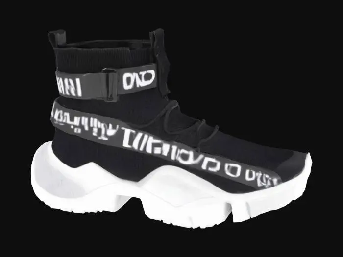 3D model for High-Top Sneaker Design