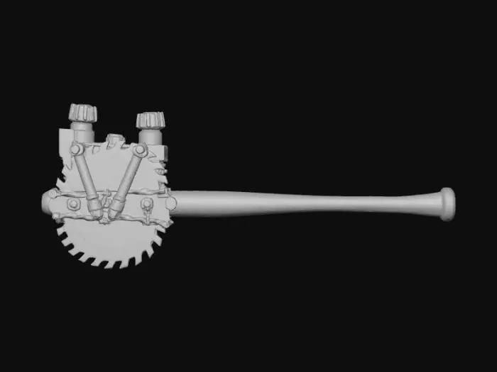 3D model for Bladed Pink Rocket Bat