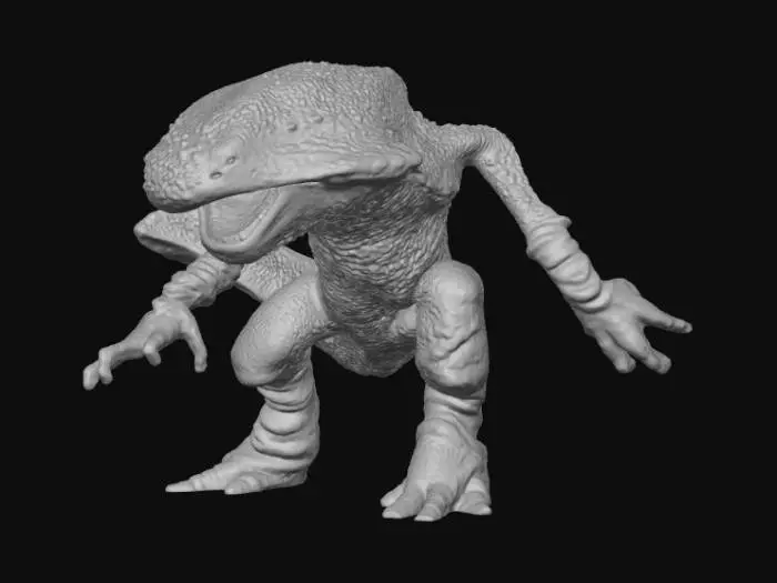 3D model for Lizard Warrior