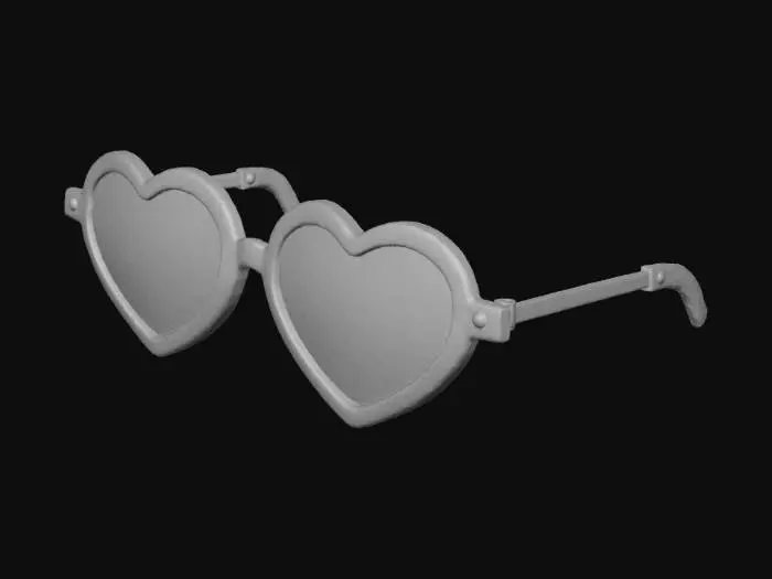 3D model for Heart-Shaped Shades