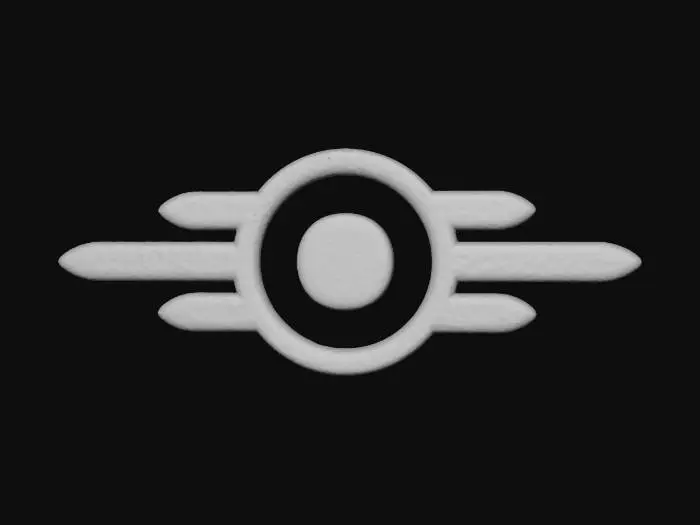 3D model for Vault-Tec Logo