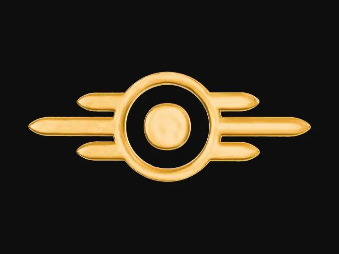 3D model for Vault-Tec Logo