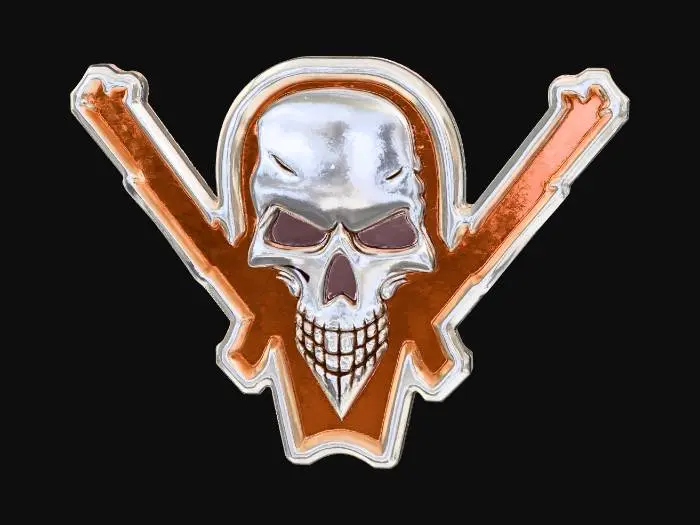3D model for Skull Emblem
