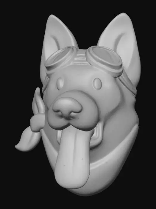 3D model for Fallout 4 Dogmeat Cabochon