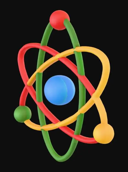 3D model for Atom Symbol