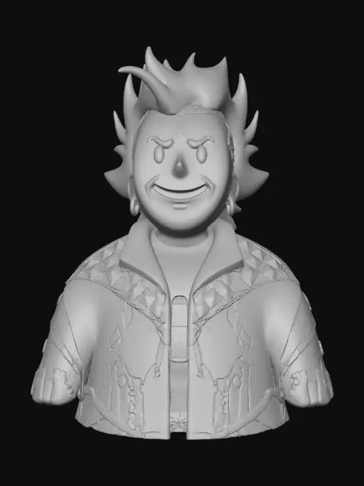 3D model for Punk Vibe Character