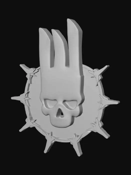 3D model for Skull Emblem
